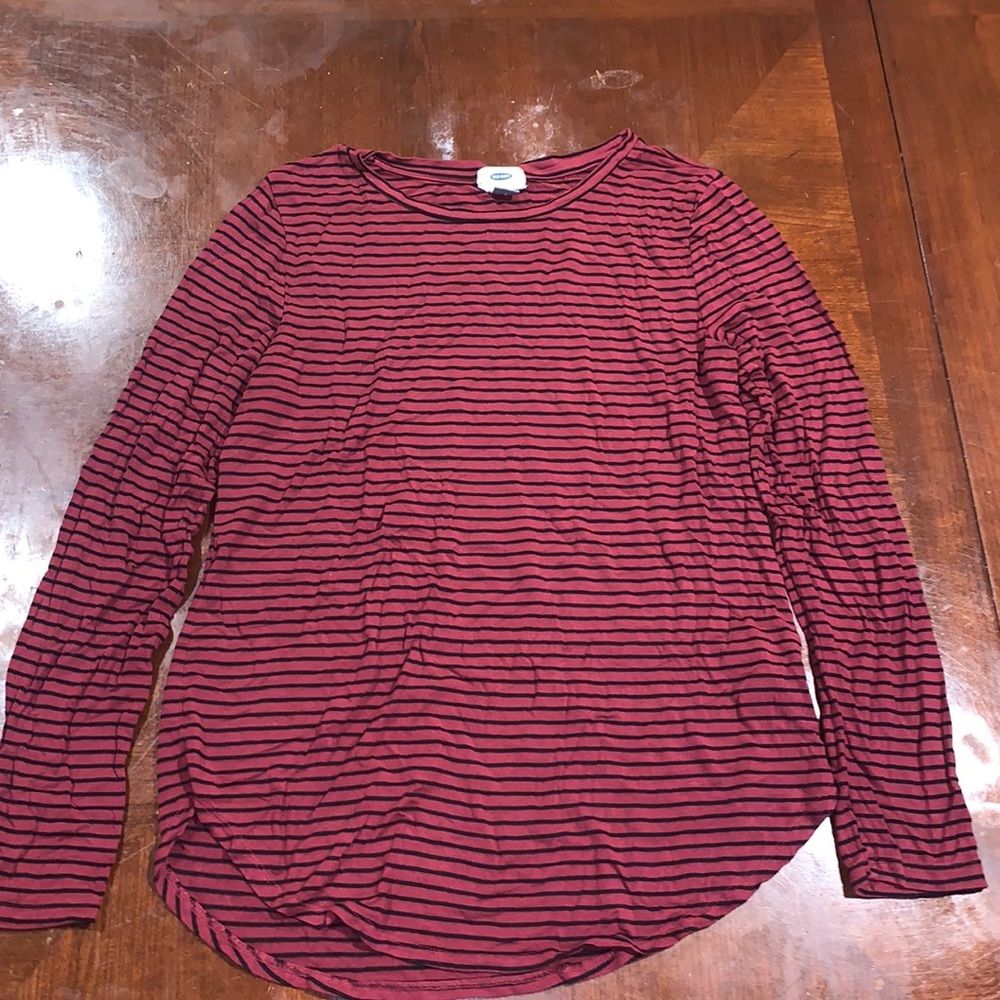 Cute black striped long sleeve.